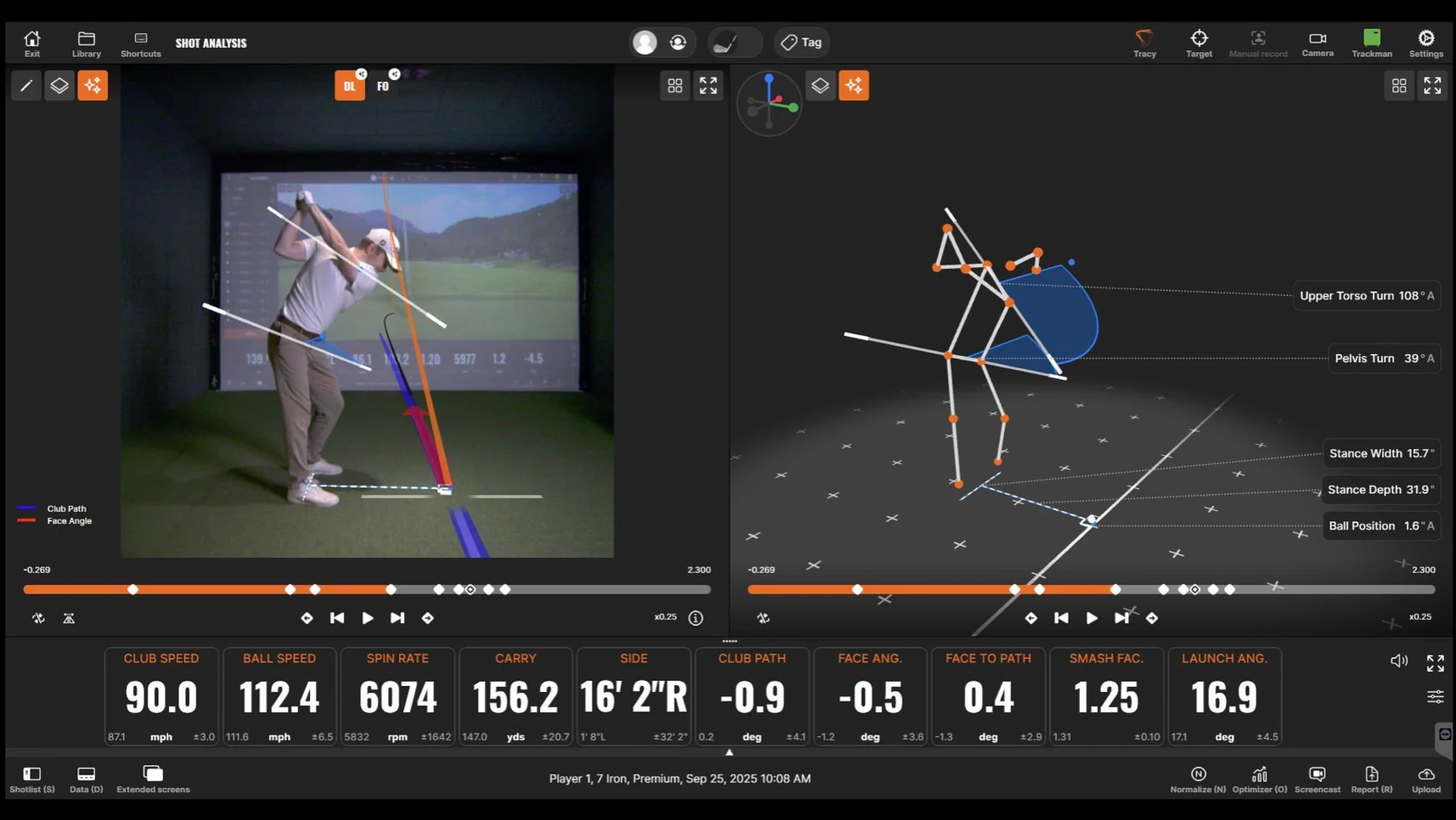 TrackMan 3D Motion Analysis